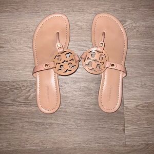 Tory Burch Women's Miller Nude sz 8 Sandals